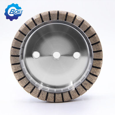 Boke 175mm Εργαλείο Τρίχωσης Τμηματισμένο Προφίλ Μεταλλικών Ομόφωνων Διαμαντιών Τροχό
