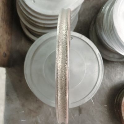 80MM Grit Προσαρμοσμένο διαμαντένιο τροχό περιτύλιξης για μηχανή επεξεργασίας γυαλιού Αβραστικός δίσκος
