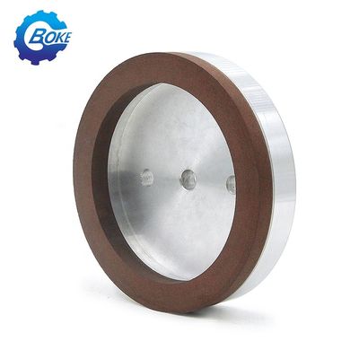 150mm Κόκκινη Σκόρπιση Διαμαντιού ρητίνης Ενωση τροχός Για γυαλί Edger Για Bavelloni