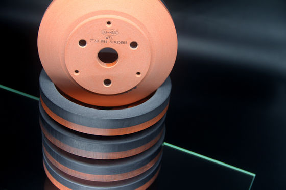 Πορτοκαλιά ταχύτητα 2800RPM κύπελλων γυαλιού τροχών άλεσης διαμαντιών ρητίνης
