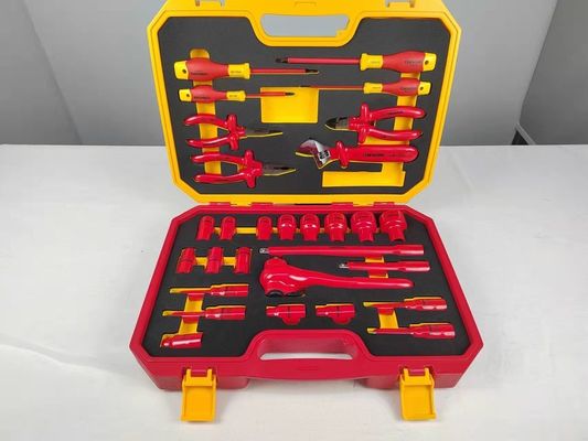 29PCS το σύνολο εργαλείων ηλεκτρολόγων 1000V VDE μόνωσε το ηλεκτρικό σύνολο εργαλείων χειρός