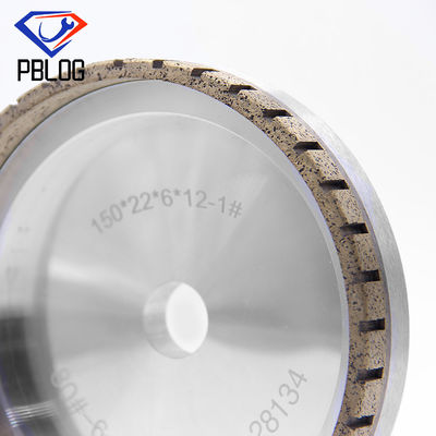 Boke 150mm εξωτερικός τετμημένος τροχός άλεσης διαμαντιών για τη μηχανή Beveling
