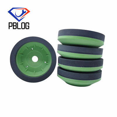 Boke 150mm κύπελλων γυαλίζοντας ρόδα ρητίνης μορφής συνεχής με το σακάκι απόδειξης νερού για τη μηχανή Beveling