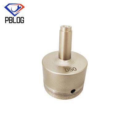 Ασημένιο 3 - 80mm Glass Drill Bits Διαμαντένιο Glass Core Drill με υψηλή αντοχή στη θερμότητα