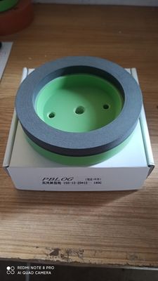 Ραχτίνη κύλινδρο γρίφωσης κύπελλο 150mm 220 σκληρότητα κόκκινο για διπλό άκρο μηχανή