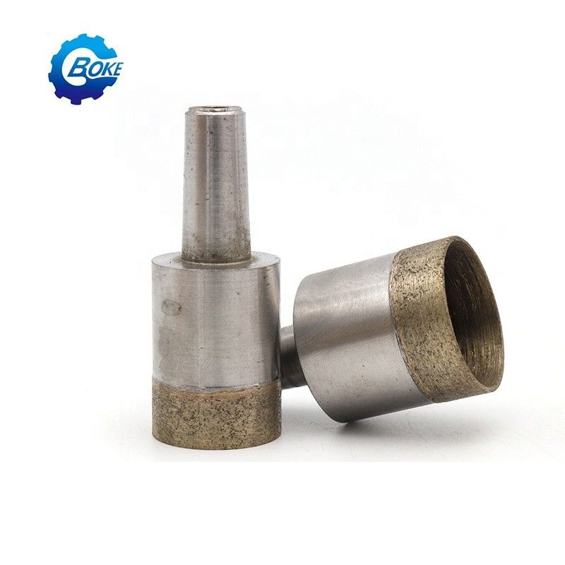 15pcs Diamond Hole Saw Drill Bit Set για γυάλινα κεραμικά πλακάκια Εργαστήριο εργαλείο κοπής Ασημένιο και τρύπες τρύπωσης 3-42mm