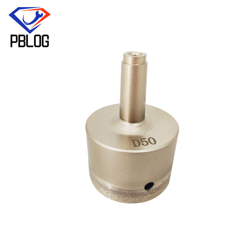 Ασημένιο 3 - 80mm Glass Drill Bits Διαμαντένιο Glass Core Drill με υψηλή αντοχή στη θερμότητα